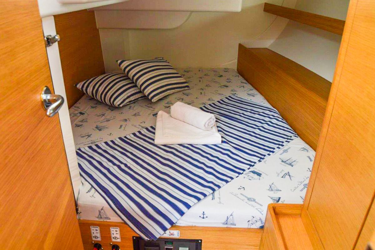 Cabin on XARA, a X-Yachts X4³ sailboat at Općina Rogoznica, Croatia