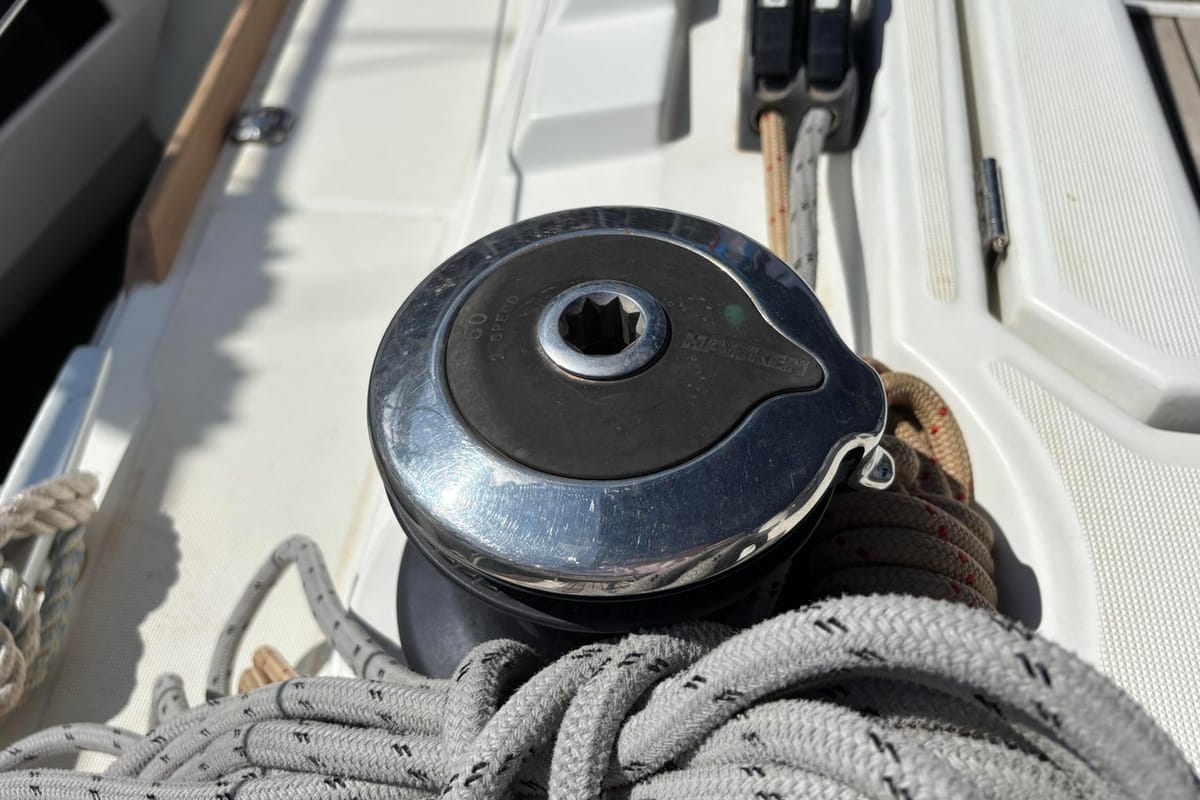 Moonlight, a Jeanneau Sun Odyssey 479 sailboat at Grad Pula, Croatia