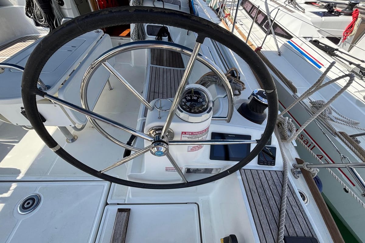 Moonlight, a Jeanneau Sun Odyssey 479 sailboat at Grad Pula, Croatia