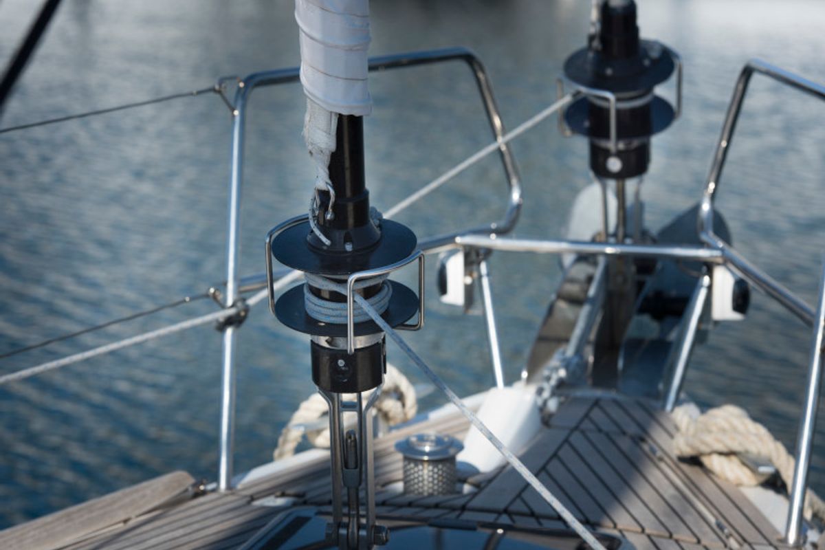 TRIM, a Beneteau Oceanis 48 sailboat at Grad Kaštela, Croatia