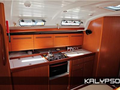 Galley of Classic, a Beneteau Cyclades 43.4 sailboat at Bodrum, Turkey
