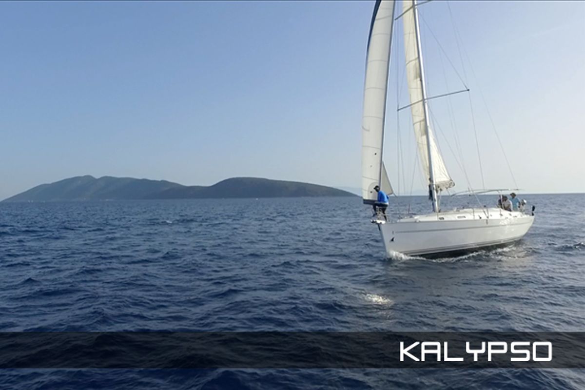 Exterior view of Classic, a Beneteau Cyclades 43.4 sailboat at Bodrum, Turkey