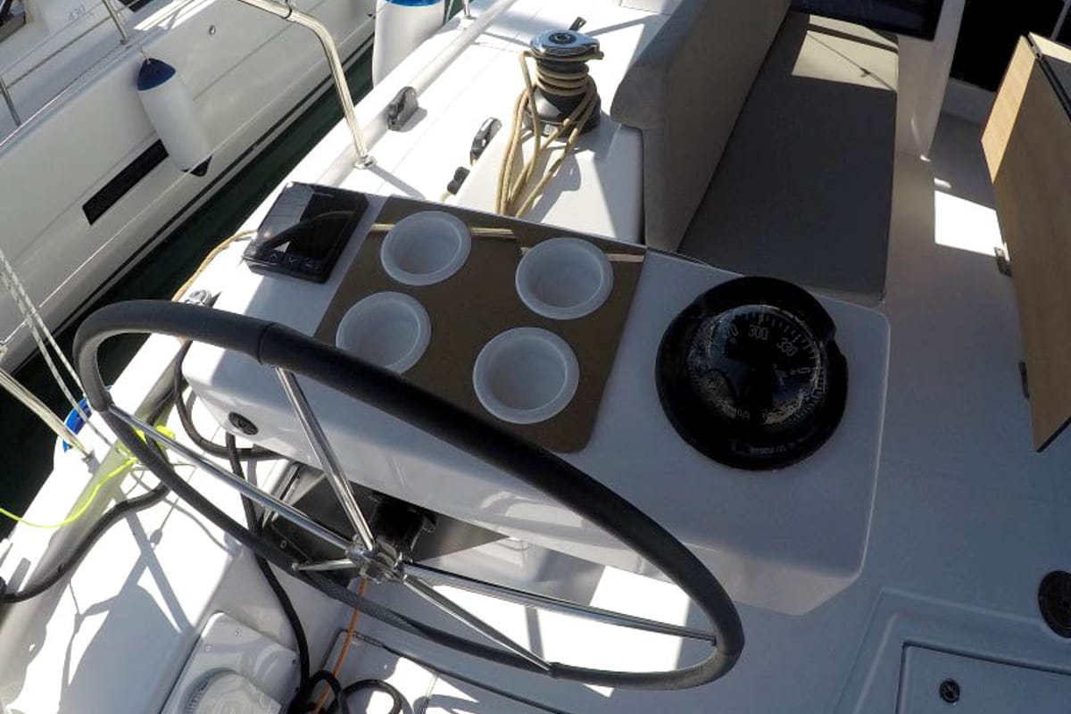 Alibaba, a Dufour 470 sailboat at Grad Šibenik, Croatia