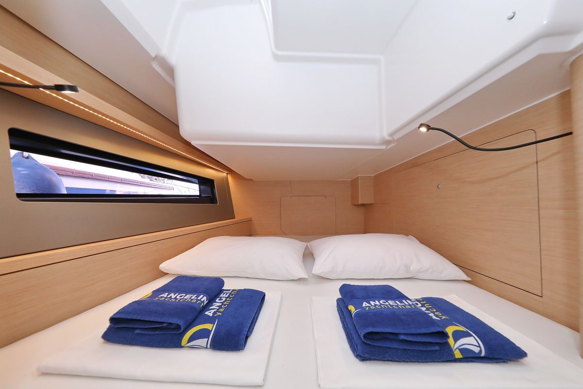 Cabin on Aniela, a Dufour 41 sailboat at Grad Biograd na Moru, Croatia