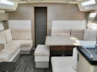 Galley of Xristina, a Hanse Yachts Hanse 458 sailboat at Athens, Greece