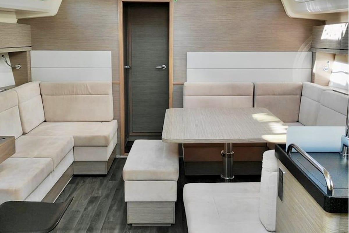 Xristina, a Hanse Yachts Hanse 458 sailboat at Athens, Greece