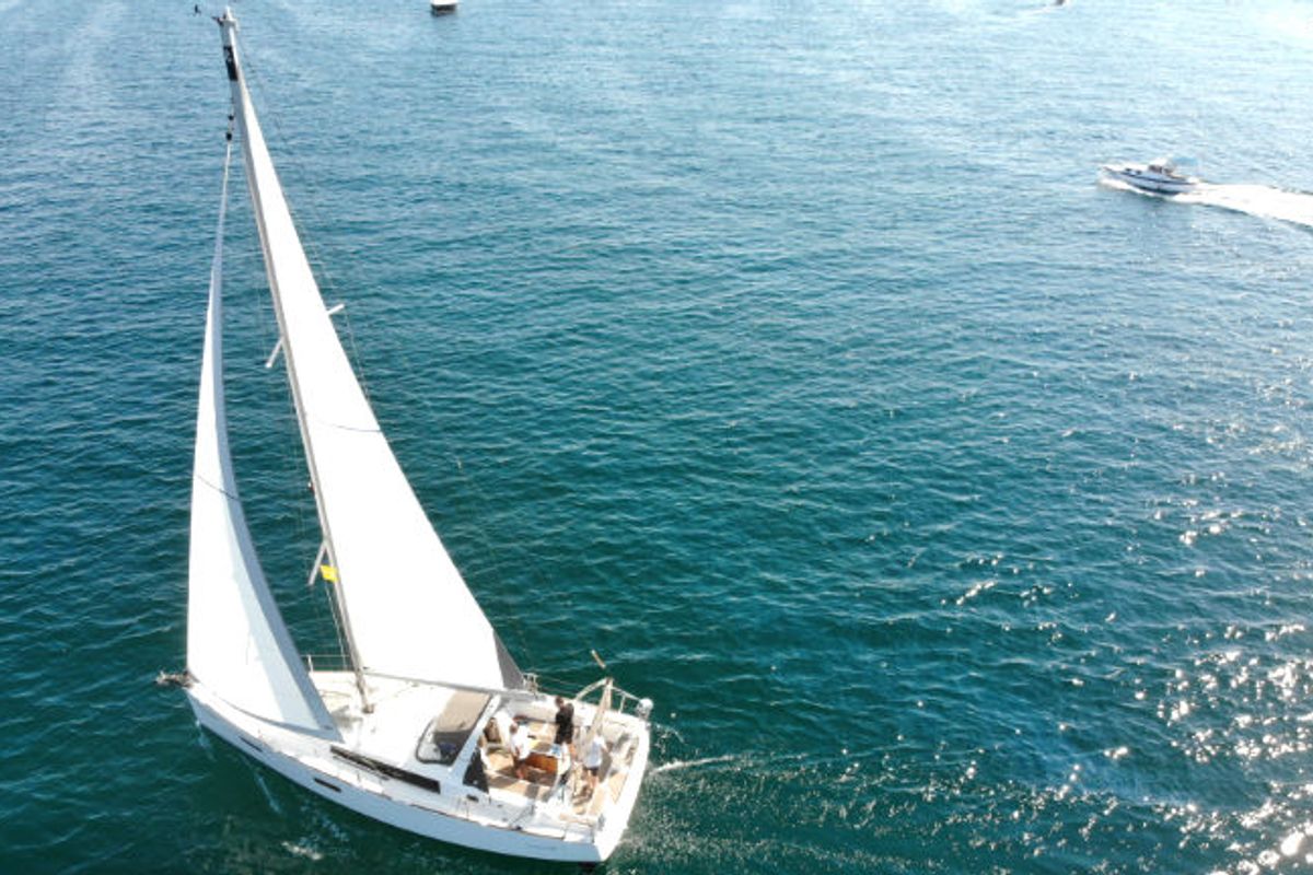 Exterior view of Olli, a Beneteau Oceanis 38 sailboat at Grad Pula, Croatia