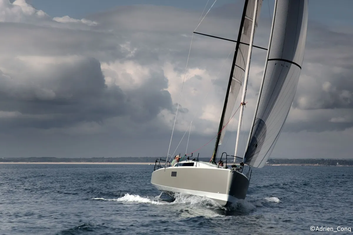 Exterior view of Silver Wave, a Pogo Structures Pogo 36 sailboat at La Trinité-sur-Mer, France
