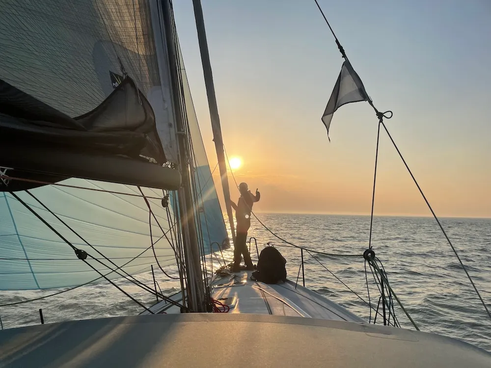 Exterior view of Silver Wave, a Pogo Structures Pogo 36 sailboat at La Trinité-sur-Mer, France