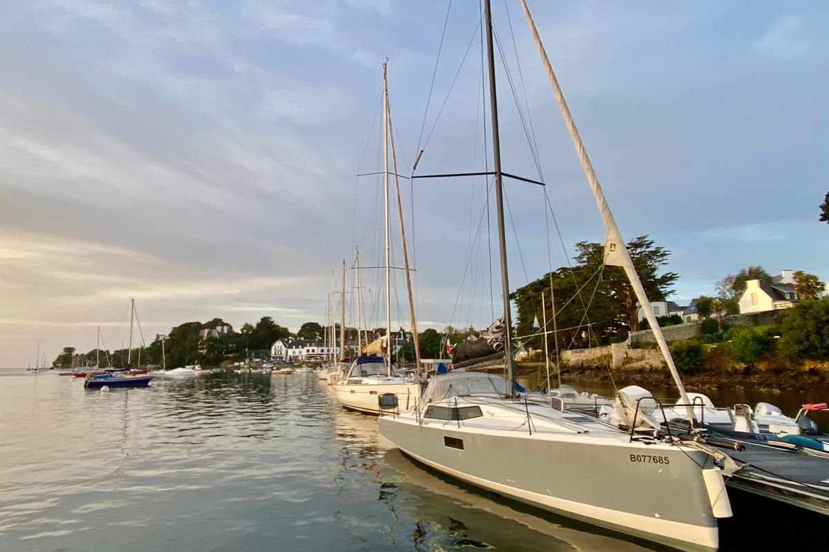Exterior view of Silver Wave, a Pogo Structures Pogo 36 sailboat at La Trinité-sur-Mer, France