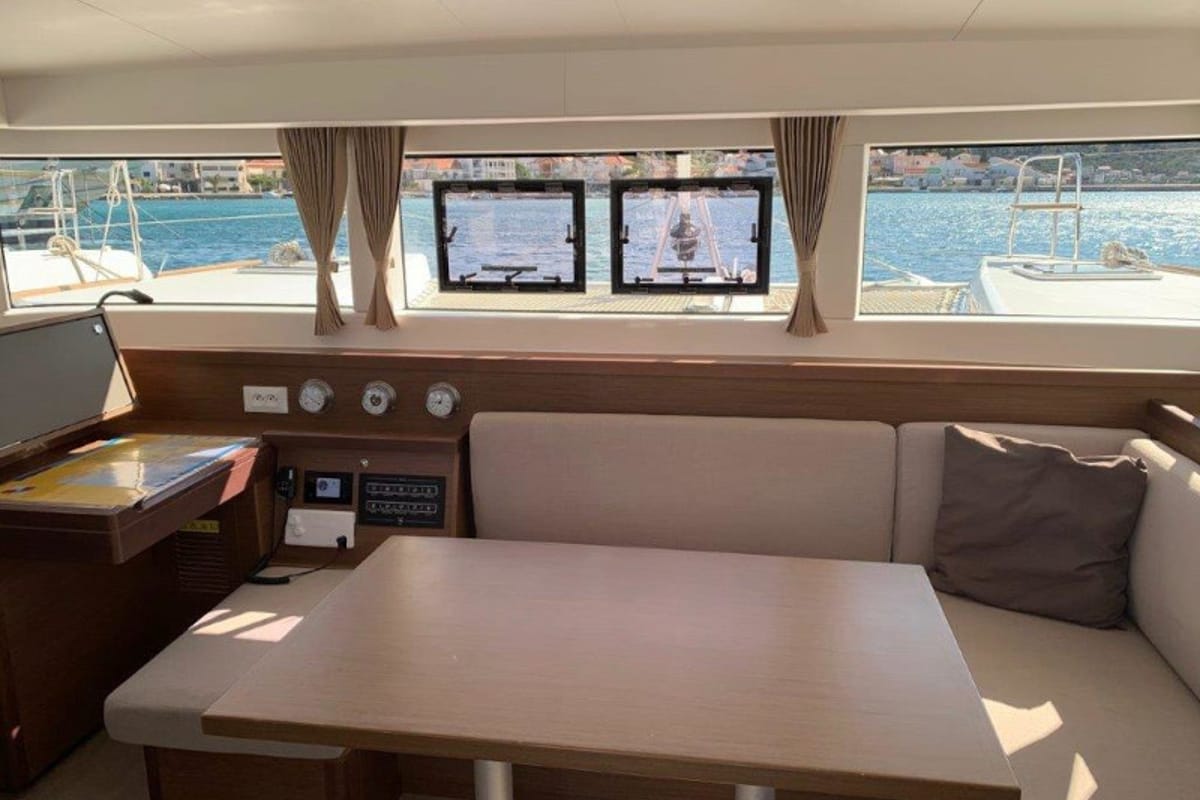 Bahia Real, a Lagoon 40 catamaran at Primošten, Croatia