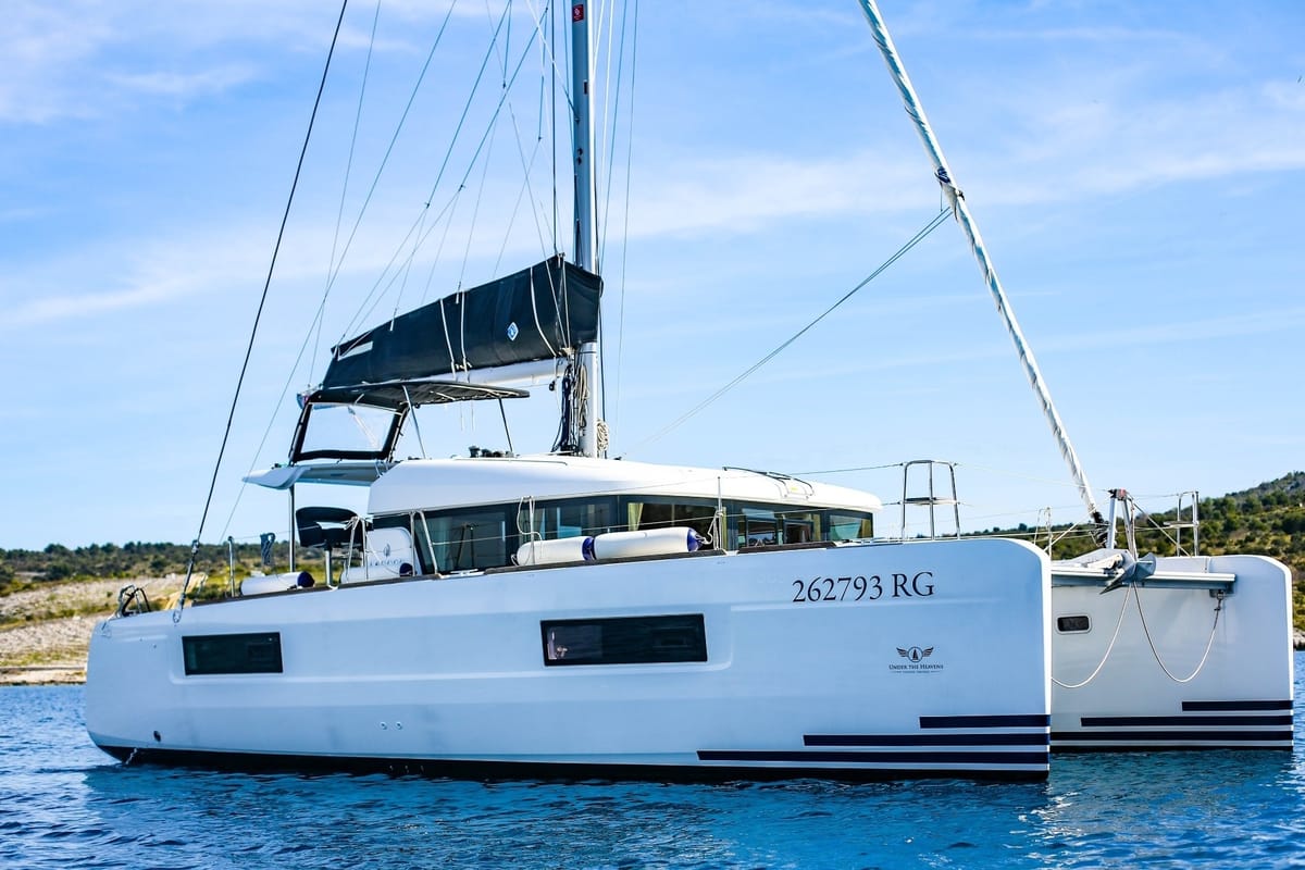 Bahia Real, a Lagoon 40 catamaran at Primošten, Croatia