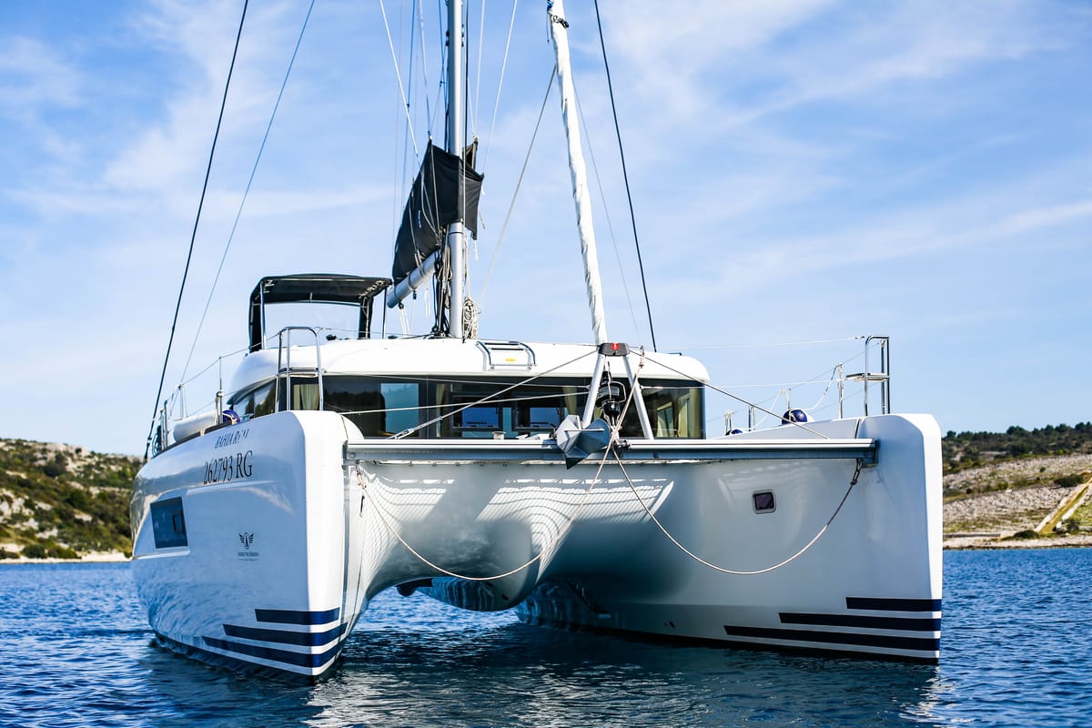 Bahia Real, a Lagoon 40 catamaran at Primošten, Croatia