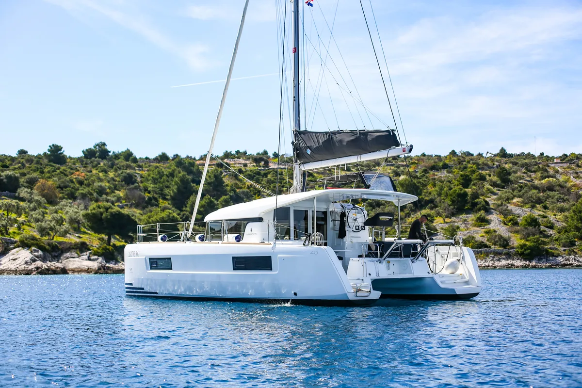 Bahia Real, a Lagoon 40 catamaran at Primošten, Croatia