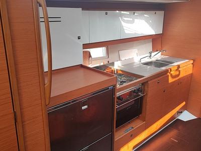 Galley of La Luz, a Dufour 390 sailboat at Fethiye, Turkey