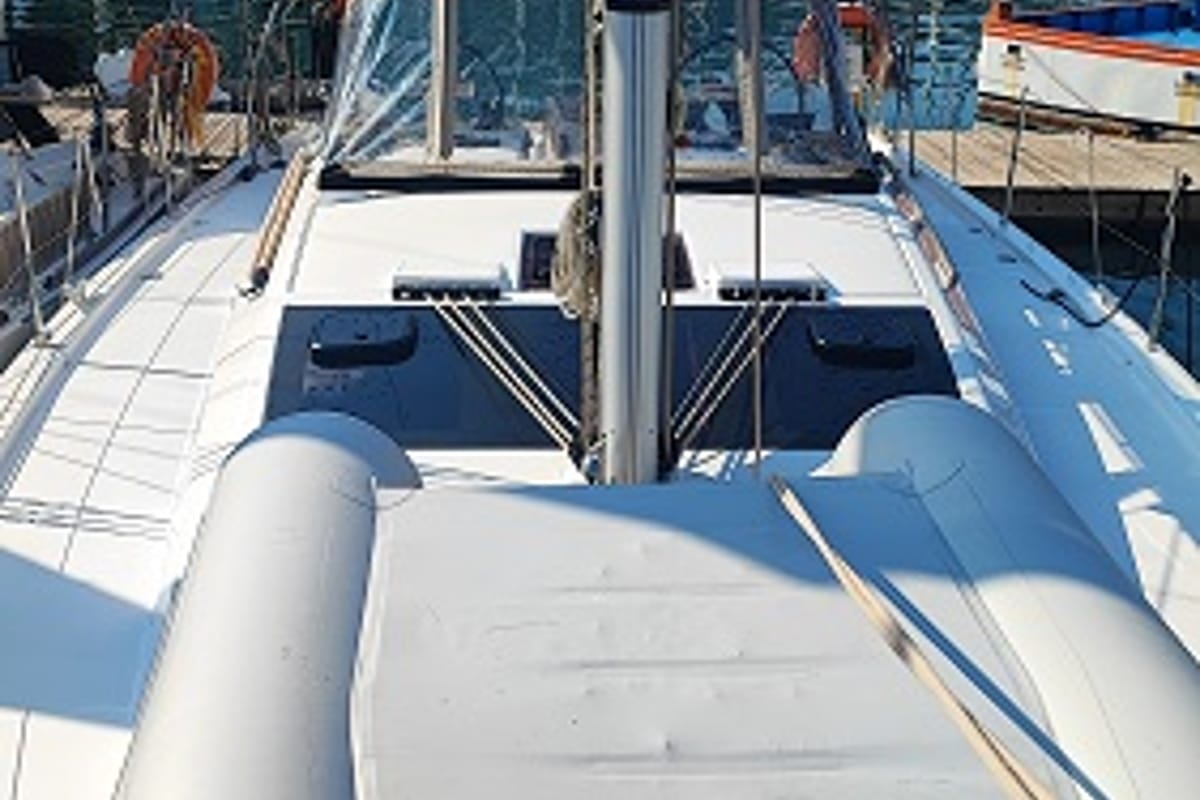 La Luz, a Dufour 390 sailboat at Fethiye, Turkey