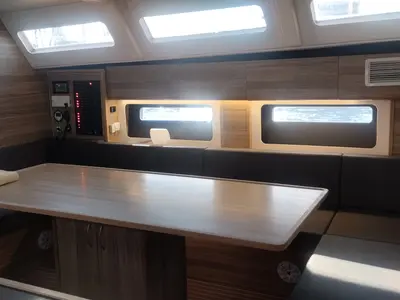 Salon of Extraordinarius, a D&D Kufner 54 Exclusive sailboat at Grad Trogir, Croatia