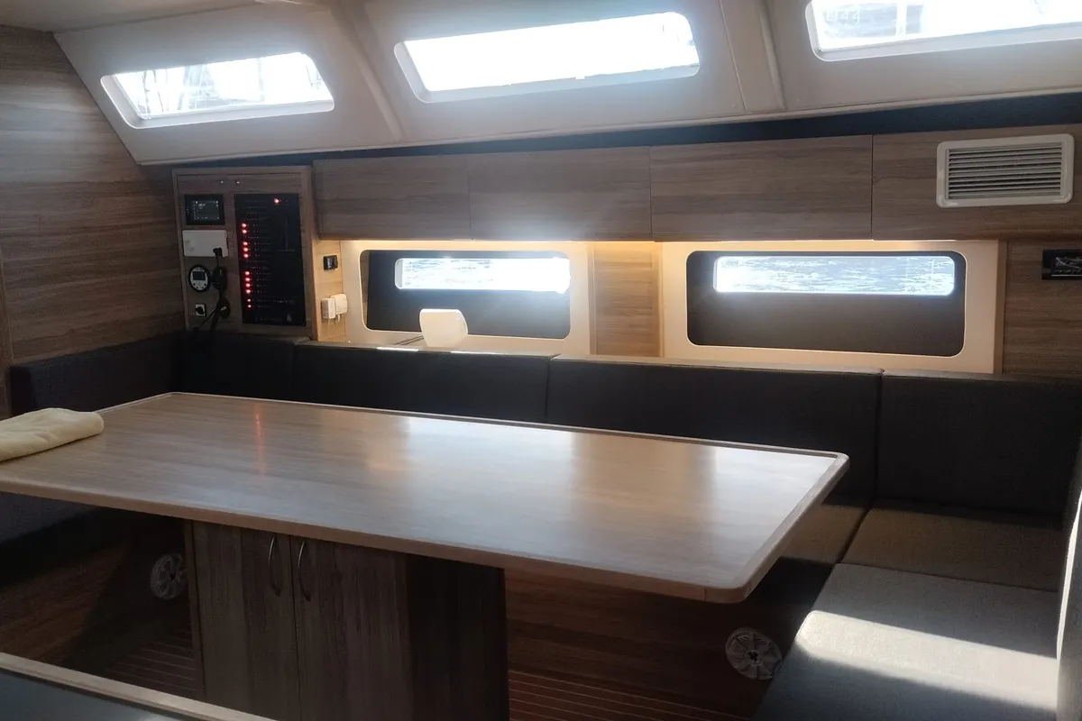 Salon of Extraordinarius, a D&D Kufner 54 Exclusive sailboat at Grad Trogir, Croatia