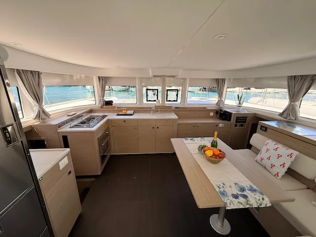 Happiness, a Lagoon 43 catamaran at Seget Donji, Croatia