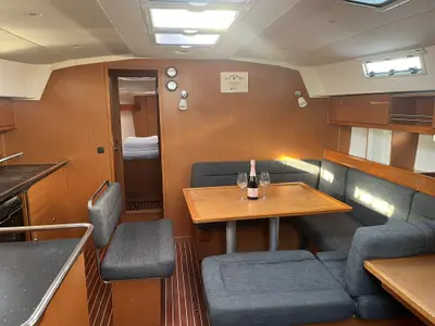 Salon of Oključ, a Bavaria Cruiser 45 sailboat at Općina Sukošan, Croatia