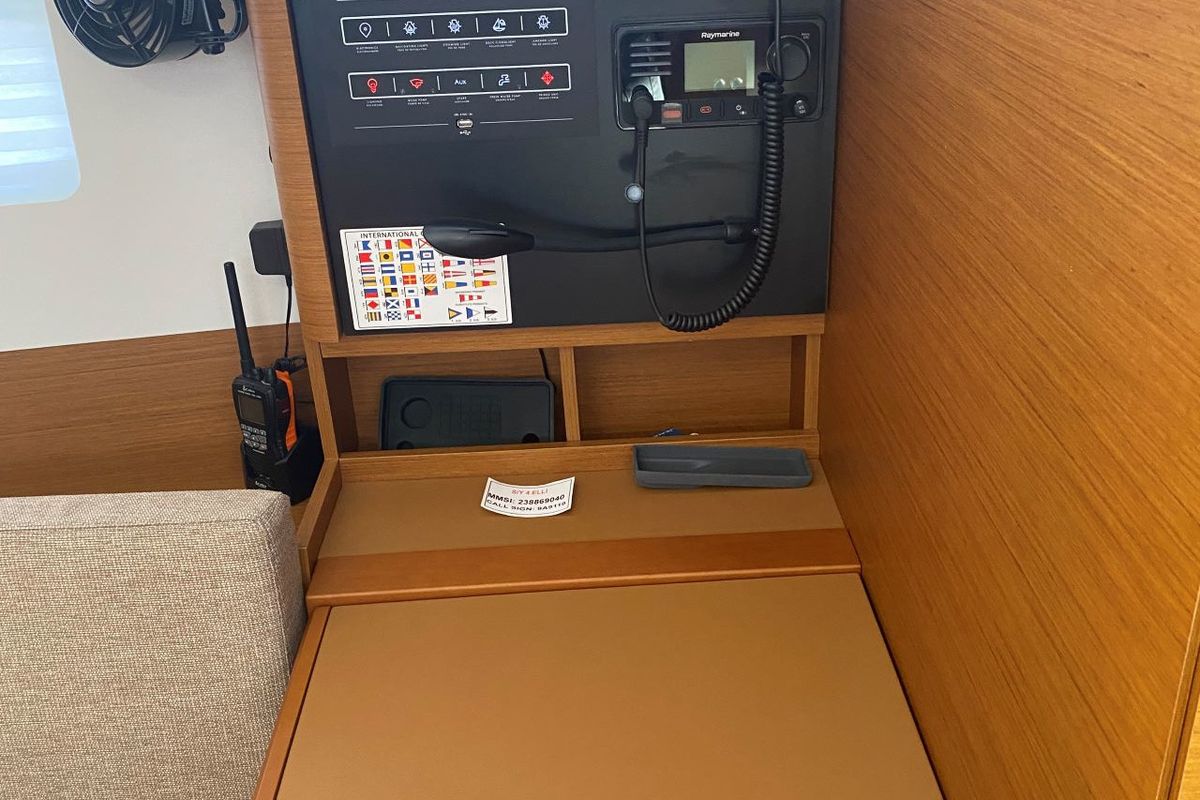 4 Elli, a Jeanneau Sun Odyssey 380 sailboat at Palma de Mallorca, Spain