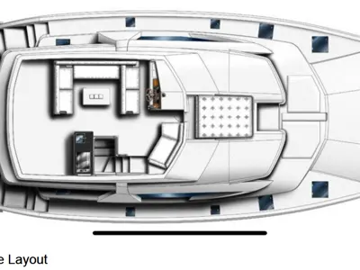 Galley of Paradise Sea, a Leopard 51 PC catamaran at Municipal Unit of Ellomenos, Greece