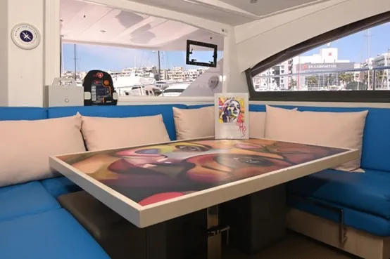 Paradise Sea, a Leopard 51 PC catamaran at Municipal Unit of Ellomenos, Greece