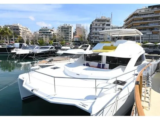 Paradise Sea, a Leopard 51 PC catamaran at Municipal Unit of Ellomenos, Greece
