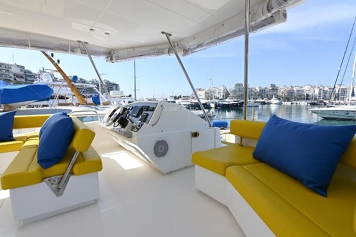 Paradise Sea, a Leopard 51 PC catamaran at Municipal Unit of Ellomenos, Greece