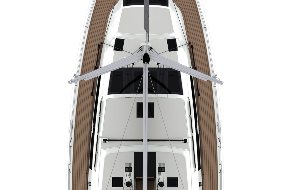 Dufour 470, a Dufour 470 sailboat at Paraty, Brazil