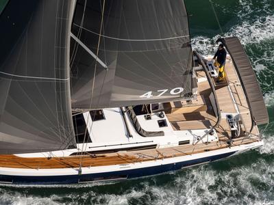 Dufour 470, a Dufour 470 sailboat at Paraty, Brazil