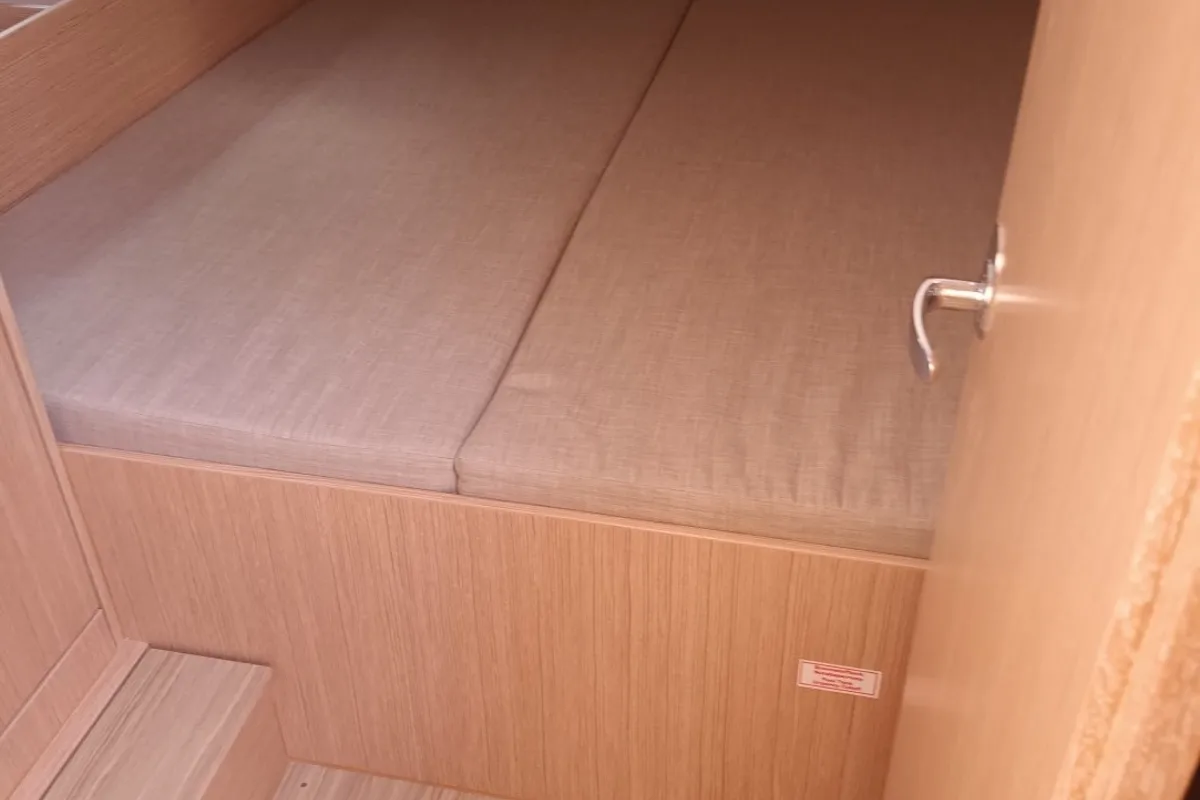 Cabin on NEW Gioia, a Bavaria C42 sailboat at Vibo Valentia, Italy