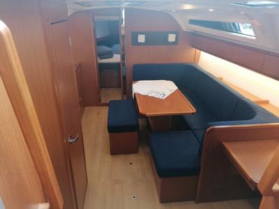 Salon of Virginia, a Bavaria Cruiser 41 sailboat at Grad Pula, Croatia