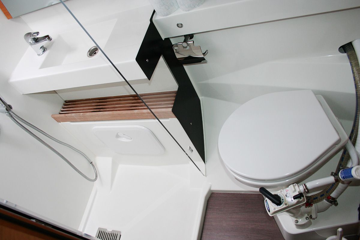 Head on Modesty, a Jeanneau Sun Odyssey 440 sailboat at Dubrovnik, Croatia