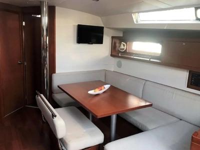 Salon of Pomerol, a Beneteau Oceanis 45 sailboat at Seget Donji, Croatia