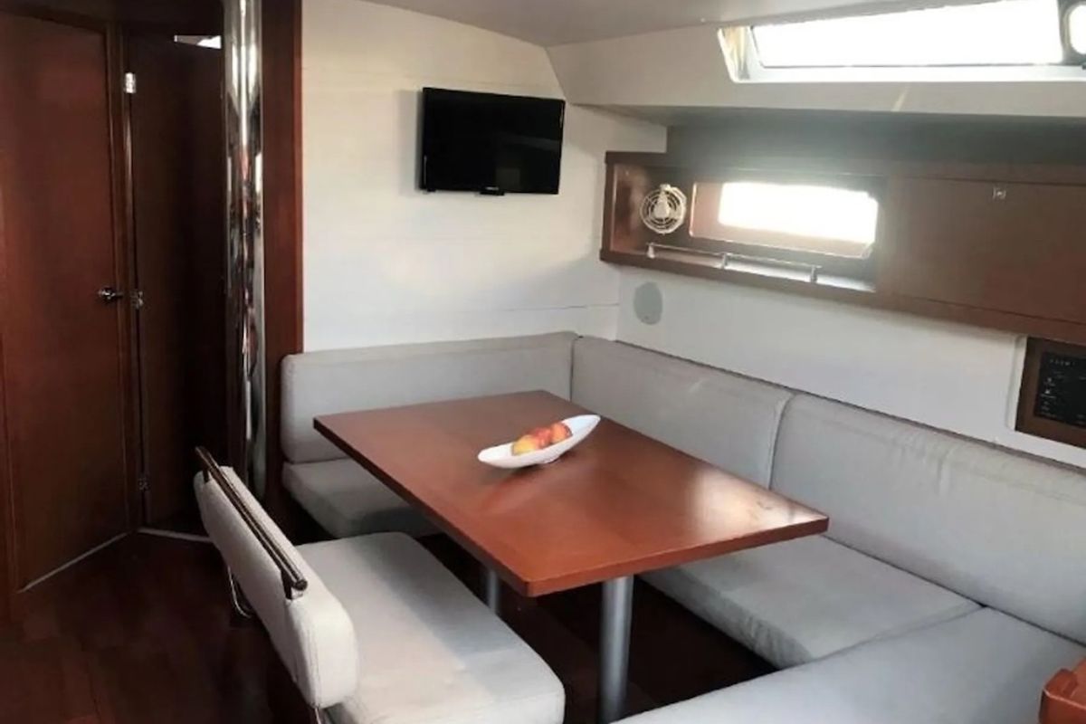 Salon of Pomerol, a Beneteau Oceanis 45 sailboat at Seget Donji, Croatia