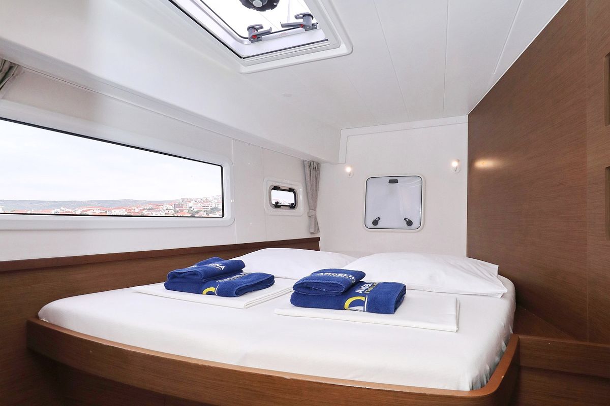 Cabin on Air Wave, a Lagoon 42 catamaran at Općina Rogoznica, Croatia