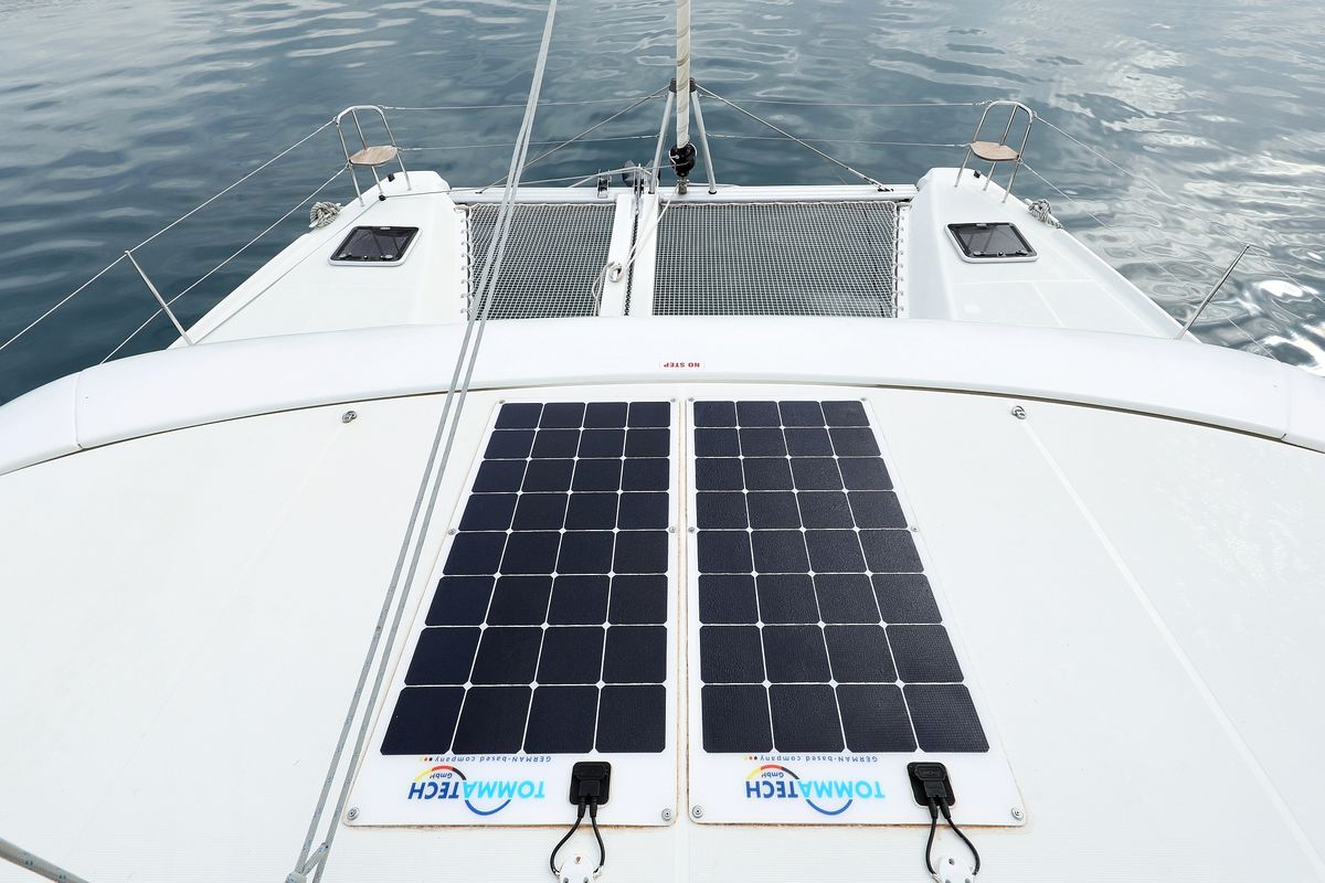 Air Wave, a Lagoon 42 catamaran at Općina Rogoznica, Croatia