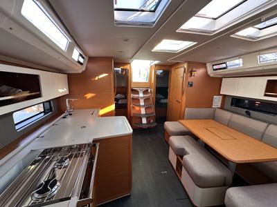 Galley of Celini, a Dufour 41 sailboat at Athens, Greece