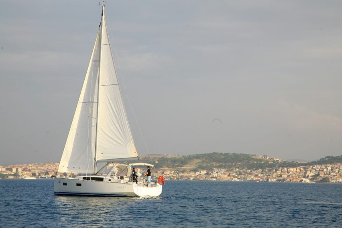 ADA, a Beneteau Oceanis 38 sailboat at Marmaris, Turkey