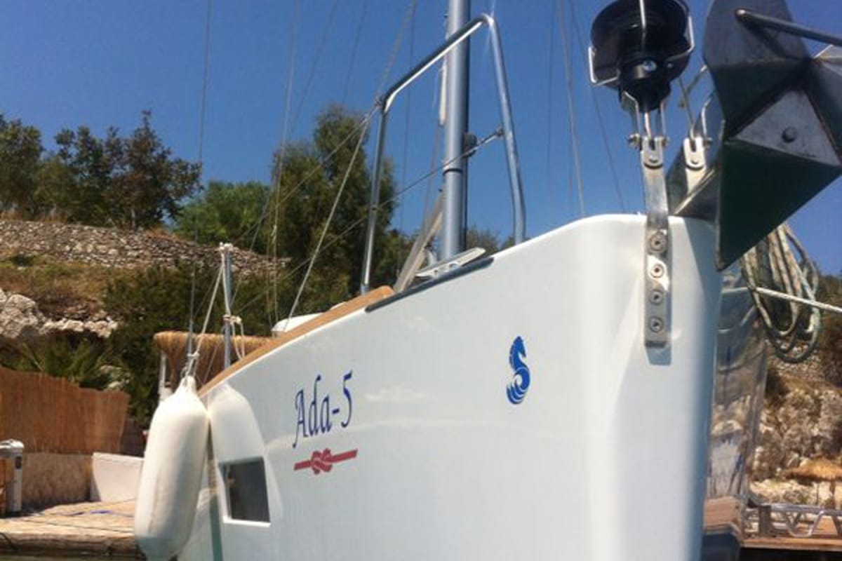 ADA, a Beneteau Oceanis 38 sailboat at Marmaris, Turkey