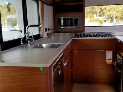 Galley of Manureva, a Lagoon 46 catamaran at Alameda, United States