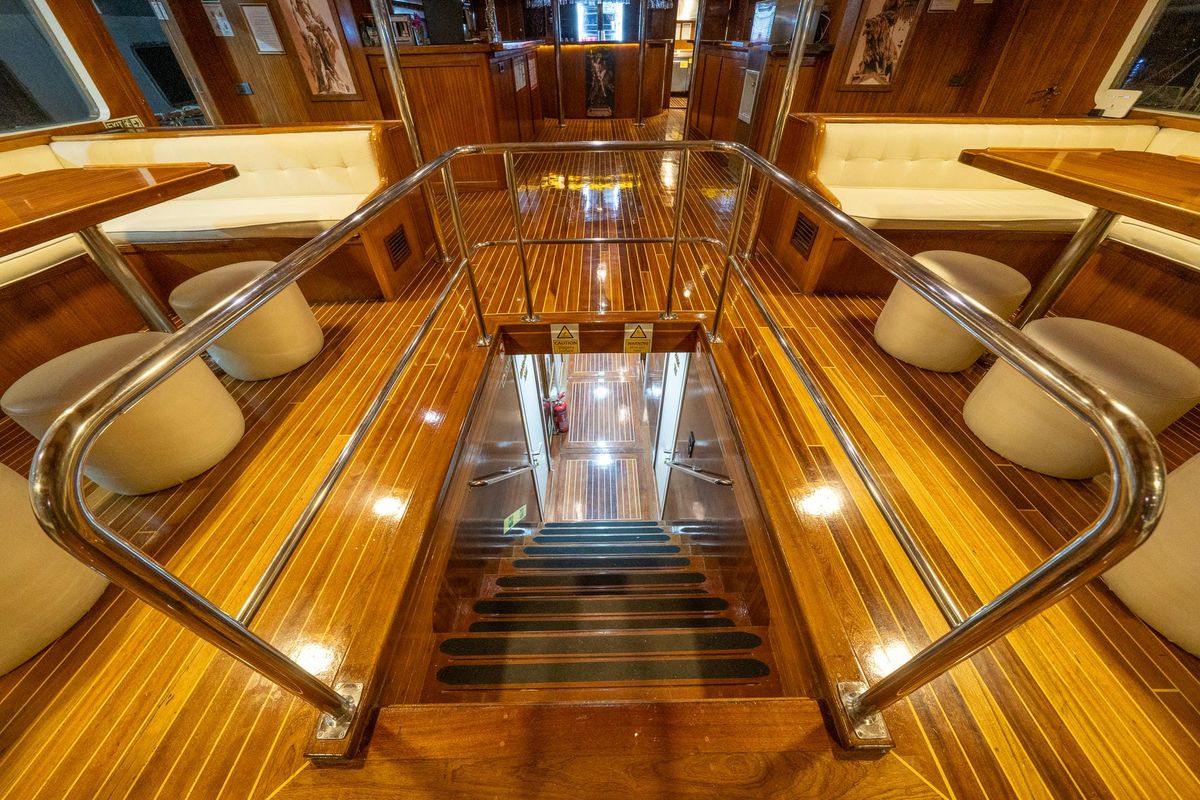 Salon of Boreas, a Custom Made Boreas yacht at Bodrum, Turkey
