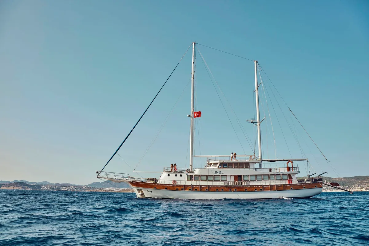Exterior view of Boreas, a Custom Made Boreas yacht at Bodrum, Turkey