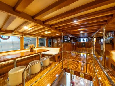 Salon of Boreas, a Custom Made Boreas yacht at Bodrum, Turkey