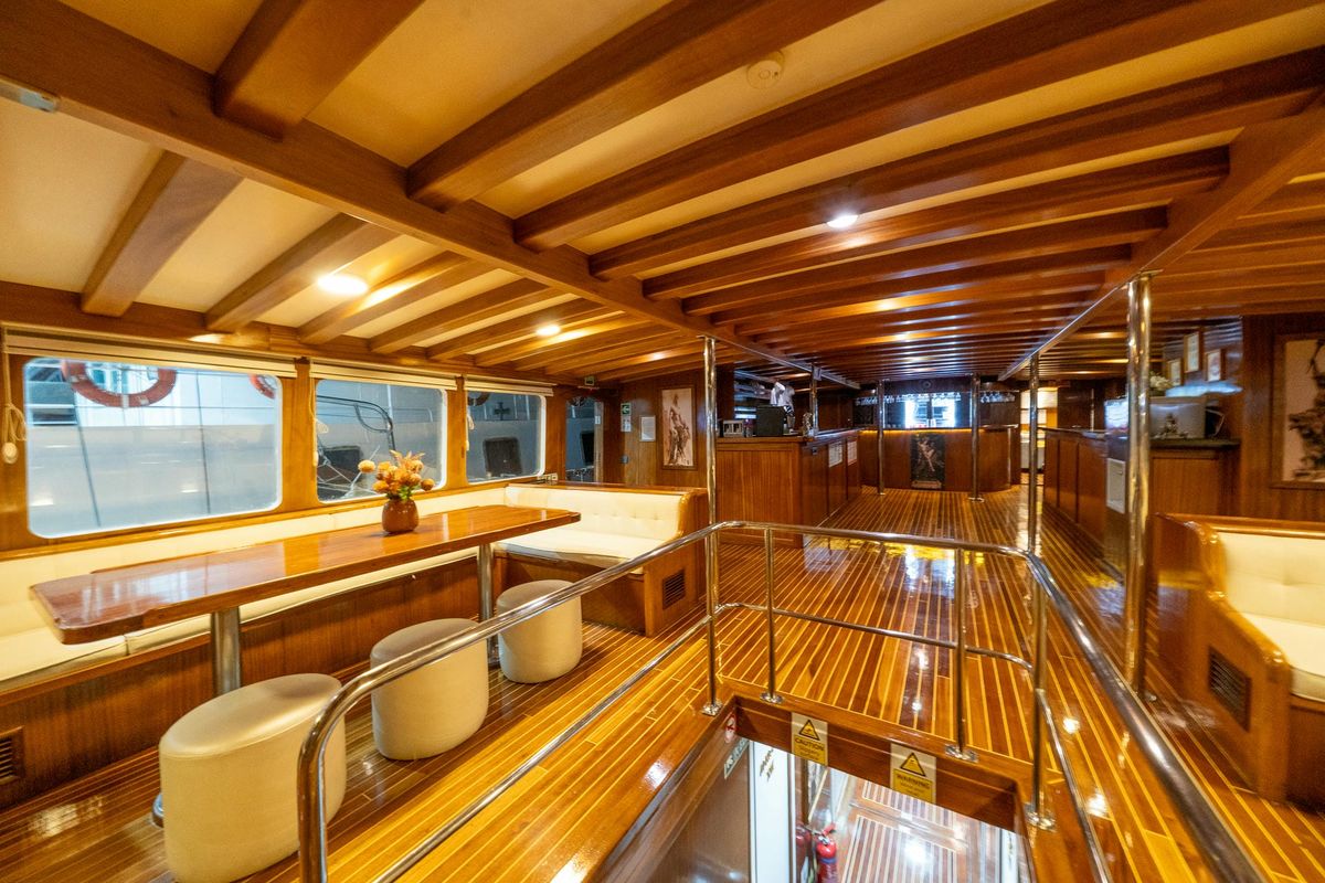 Salon of Boreas, a Custom Made Boreas yacht at Bodrum, Turkey