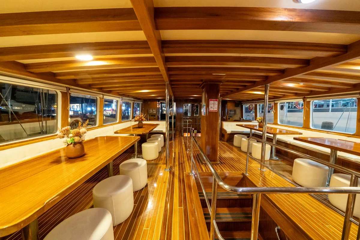 Salon of Boreas, a Custom Made Boreas yacht at Bodrum, Turkey