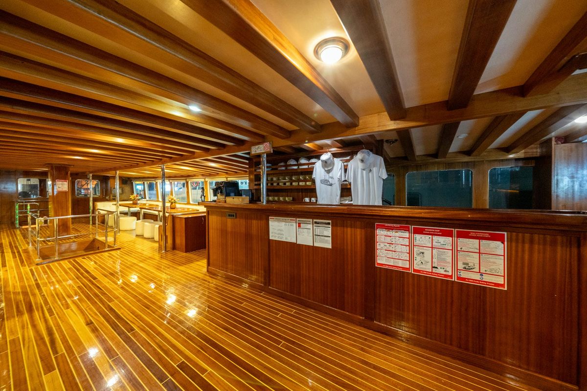 Salon of Boreas, a Custom Made Boreas yacht at Bodrum, Turkey