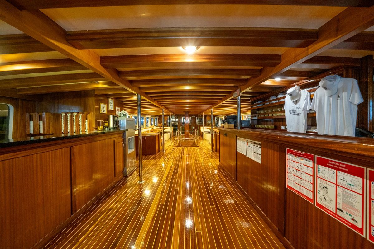 Salon of Boreas, a Custom Made Boreas yacht at Bodrum, Turkey