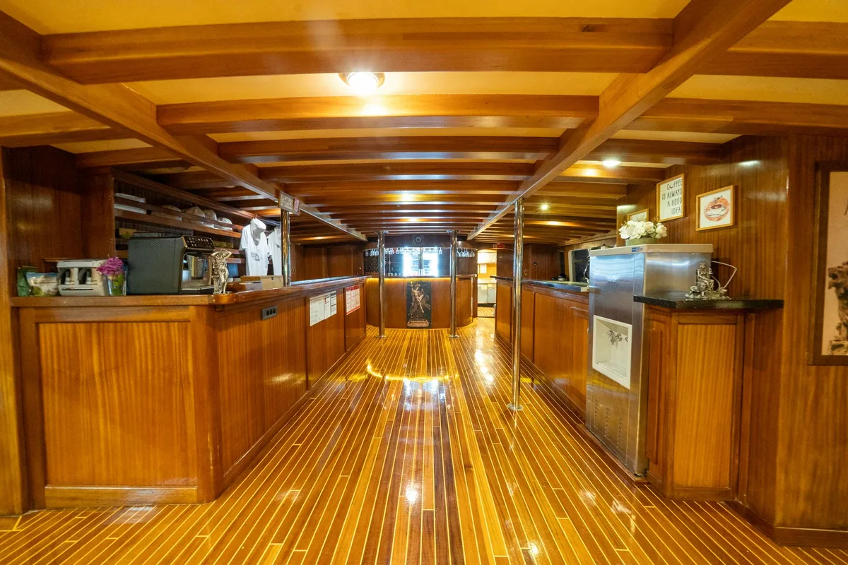 Salon of Boreas, a Custom Made Boreas yacht at Bodrum, Turkey